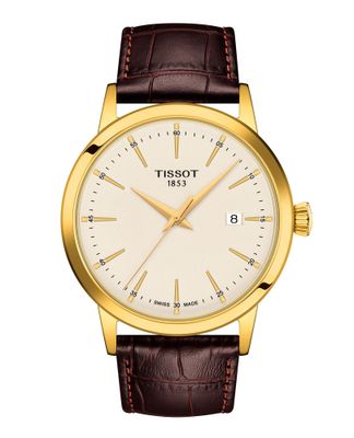 Reloj Tissot Classic Dream Cuero Dorado
