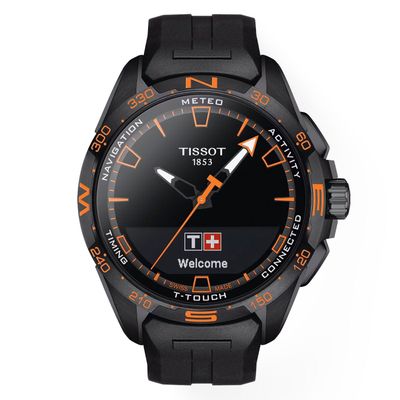 Reloj Digital Tissot T-Touch Connect Naranjo
