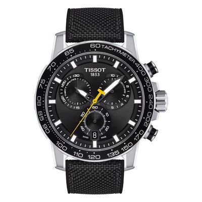 Reloj Tissot Supersport Chrono Textil Negro