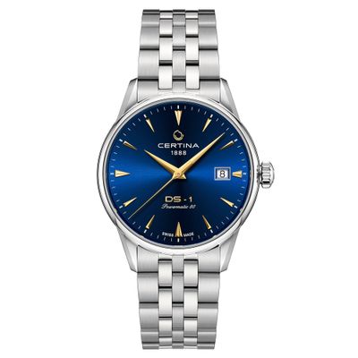 Reloj Certina DS-1 Dorado Azul