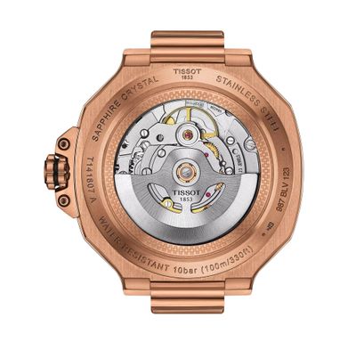 Imagen 2 del producto Reloj Tissot T-Race Chronograph Powermatic 80 Silicona Oro Rosa
