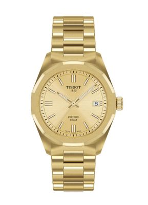 Reloj Tissot PRC 100 Solar Dorado 34MM
