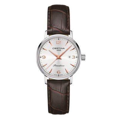 Reloj Certina DS Caimano Cuero Café