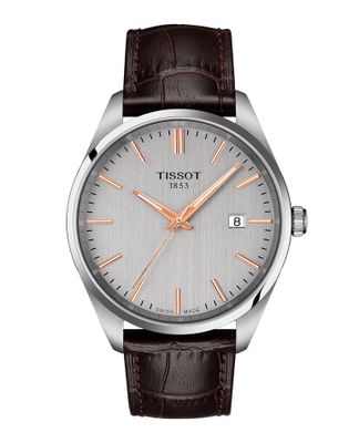 Reloj Tissot Pr100 Classic Cuero Café