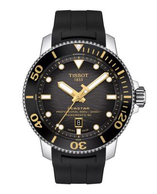 Reloj Tissot Seastar 2000 Professional Resina Dorado