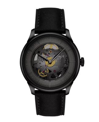 Reloj Tissot Chemin Des Tourelles Skeleton Negro