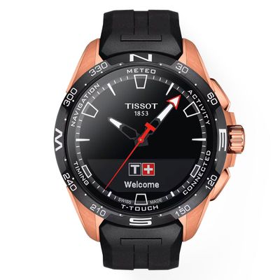 Reloj Digital Tissot T-Touch Connect Solar Oro Rosa