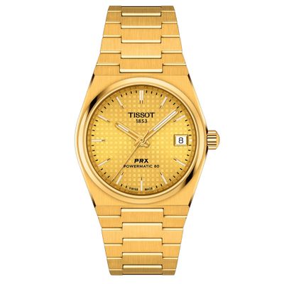 Reloj Tissot PRX Powermatic 35mm Dorado
