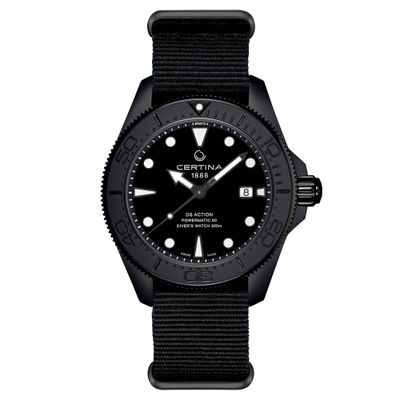 Reloj Certina DS Action Diver Powermatic 80 Negro