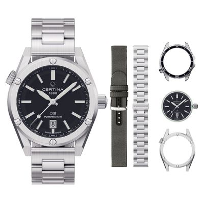 Reloj Certina DS+ Automatico Set 4 en 1 Gris