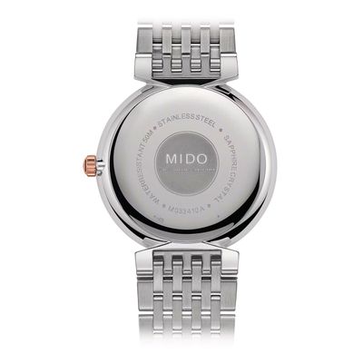 Imagen 2 del producto Reloj Mido Dorada Bicolor Blanco