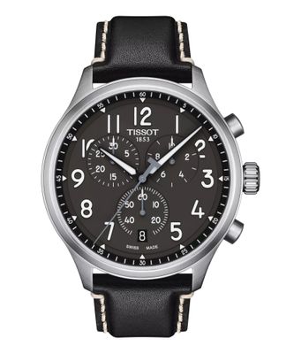 Reloj Tissot Chrono XL Cuero Acero Negro