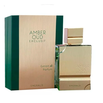 Perfume Amber Oud Exclusif Emerald Al Haramin EDP Unisex 60 ml