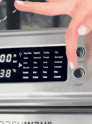 Imagen 2 del producto Horno Freidora de Aire Air Fryer Gourmet Pro 20 L EasyWays