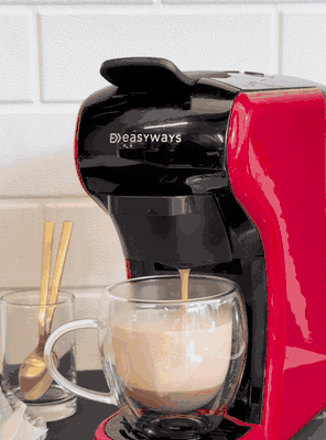 Imagen 2 del producto Cafetera Expresso Milano Coffee 3 En 1 Rojo