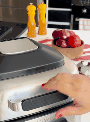 Imagen 2 del producto Easyways Parrilla Freidora De Aire Air Fryer Gril 6lts Acero