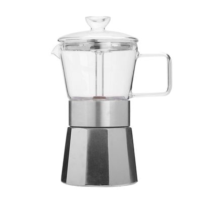 Cafetera Italiana 9 tazas Crystal Vitrex