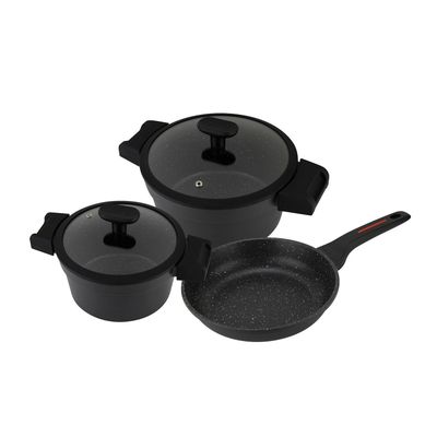Batería de cocina de aluminio Alutherm 5 Piezas