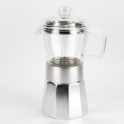 Imagen 2 del producto Cafetera Italiana 6 tazas Crystal Vitrex