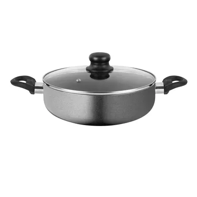 Olla arrocera de aluminio 24 cm con antiadherente Gourmet