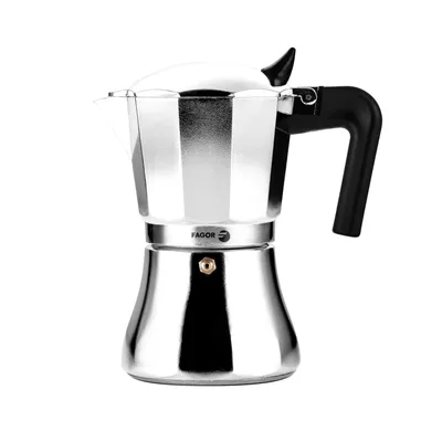Cafetera italiana espresso acero inoxidable 12 Tazas Cupy Fagor
