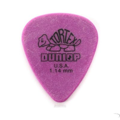 Set de Uñetas Dunlop Tortex Moradas 1.14mm