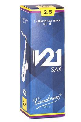 Imagen 2 del producto Caja de cañas Saxo Tenor V21 N. 2.5 SR8225 Vandoren