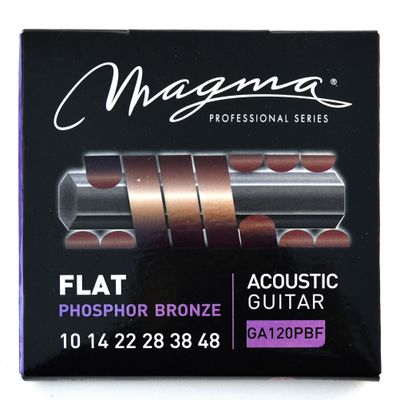 Set Cuerdas Guitarra Acustica Flat GA120PBF Magma