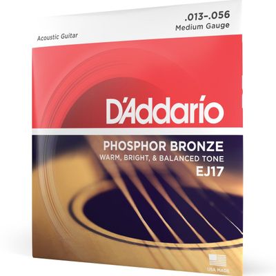 Imagen 2 del producto Set de cuerdas Guitarra Fósforo Bronze EJ17 Med Daddario