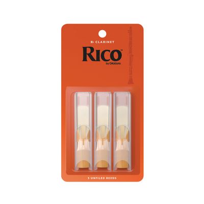 Cañas Clarinete Bb 3.0 pack 3 Rico RCA0330 Daddario
