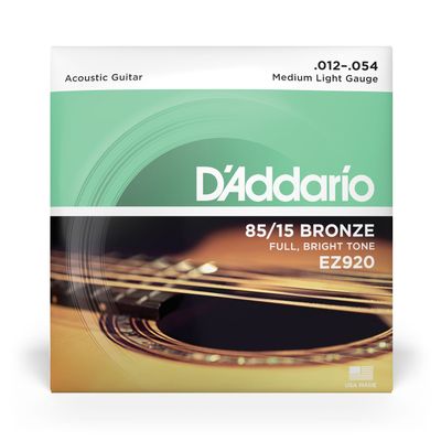 Set Cuerdas Guitarra Acús. 85/15 T.M B. 12-54 Ez920 Daddario