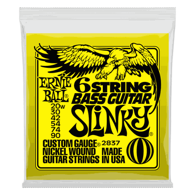 Imagen 1 del producto Cuerdas Bajo Eléctrico de 6 Slinky 20w-90 Ernie Ball 2837