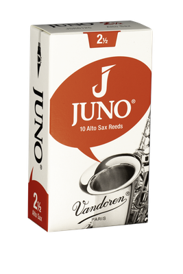 Cajas de cañas Saxo Alto JUNO Nº2.5 JSR6125 Vandoren
