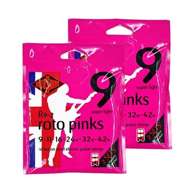 Pack Cuerda Guitarra Eléctrica Rotosound R9-2 (2 Set)