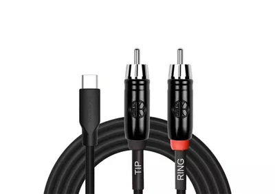 Cable USB-C a RCA 2M UY-C-394B-2 Kirlin