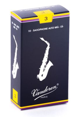 Imagen 1 del producto Cajas de cañas Saxo Alto TRADICIONAL Nº3.0 SR213 Vandoren