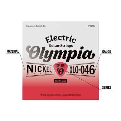 Imagen 2 del producto Set Guitarra Eléctrica Regular 10-46 XP-E1046 Olympia