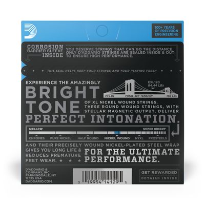 Imagen 2 del producto Set de cuerdas Guitarra Eléctrica XL Sup Lite EXL120 Daddario