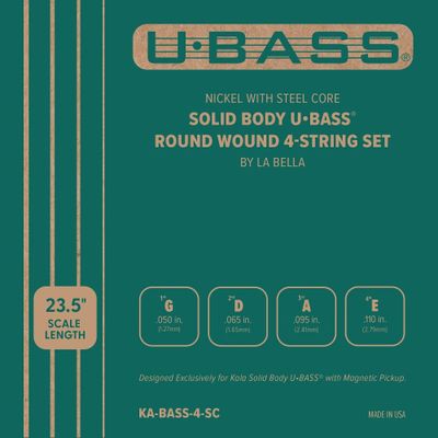 Imagen 1 del producto Cuerdas Para Ubass Solid Body KA-BASS-4-SC Kala