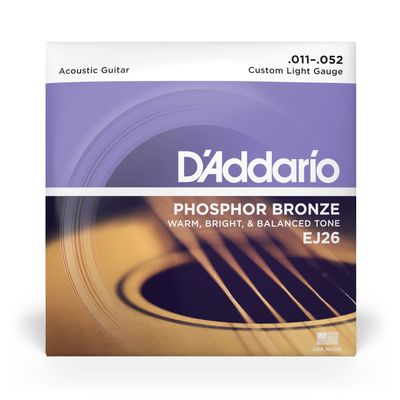 Imagen 2 del producto Set de cuerdas Guitarra Fósforo Bronze EJ26 Cst Lite Daddario
