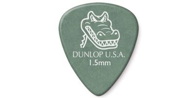 Set Uñetas Dunlop Gator Grip Verde 1.5mm DUNL417P1.50