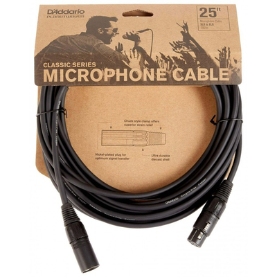 Imagen 2 del producto Cable Micrófono XLR 7,6m PW-CMIC-25 Planet Wave Daddario