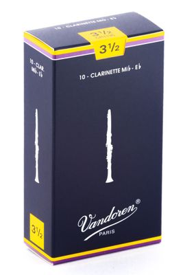 Cajas de cañas Clarinete Mib TRADICIONAL Nº3.5 Vandoren