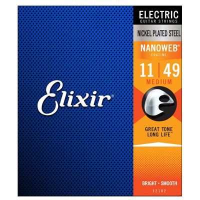 Imagen 1 del producto Set de Cuerdas Elixir Guitarra Eléctrica Acero Niquelado Super Medium 9-42 12102