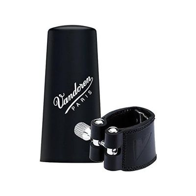 Imagen 2 del producto Abrazadera clarinete SIb -CUERO- con tapa plastic Vandoren