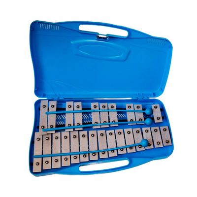 Imagen 1 del producto Metalófono Cromático 25 Tonos Azul All25W + Baqueta adicional