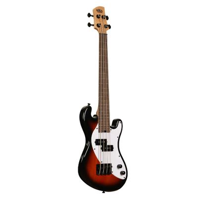 Imagen 2 del producto U-Bass Cuerpo Sólido Fretless Marron Burst Kala
