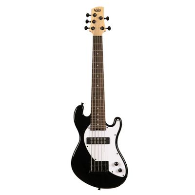 U-Bass Cuerpo Sólido 5 Cuerdas Fretted Ubass-SB5-BK-FS Kala