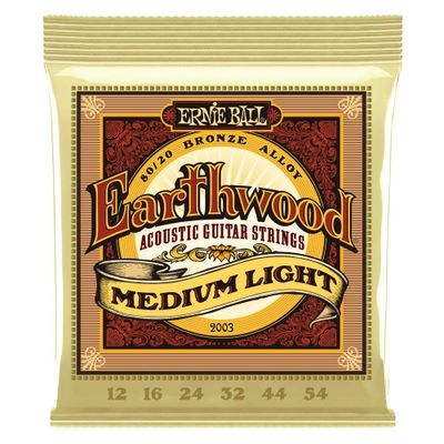 Imagen 2 del producto SET DE CUERDAS ERNIE BALL EARTHWOOD BRONZE 12–54