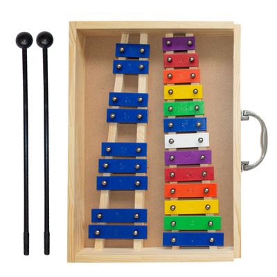 Metalófono Cromático 22 Tonos Color All22Sc